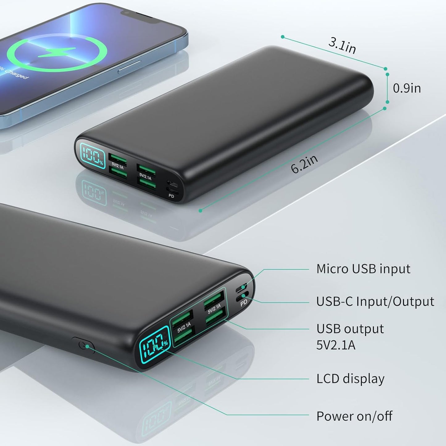 39,000 mAh USB Power Bank