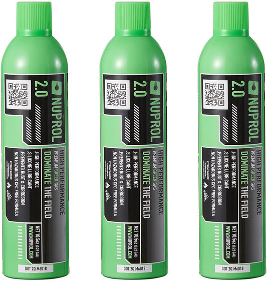 Nuprol 2.0 High Performance Premium Green Gas (3 Pack)