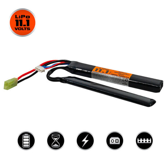 Valken LiPo 11.1V 1200mAh 15C Split Airsoft Battery