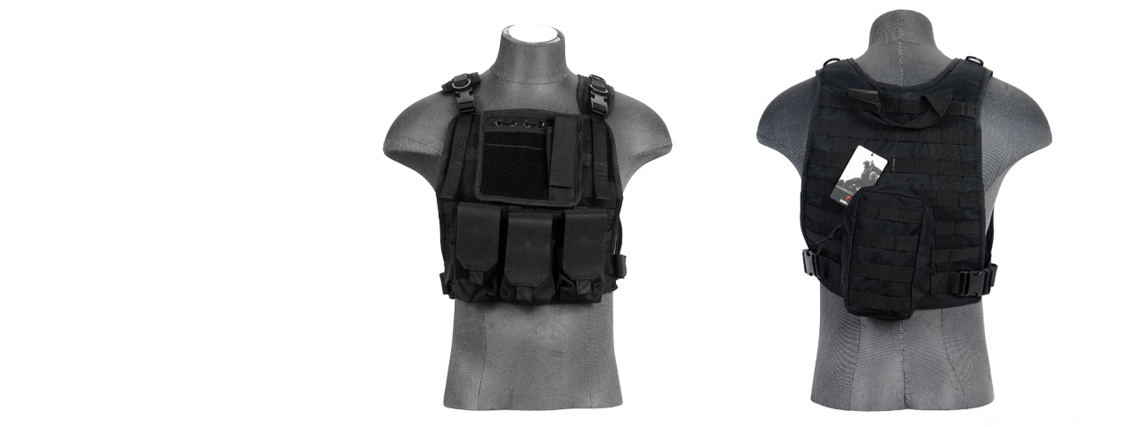 Lancer Tactical MBSS Style Molle Tactical Vest With Pouches