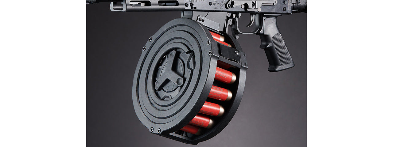 Custom Tokyo Marui CHERNOBOG - SAIGA-12 SBS Tri-Shot Gas Blowback Airsoft Shotgun