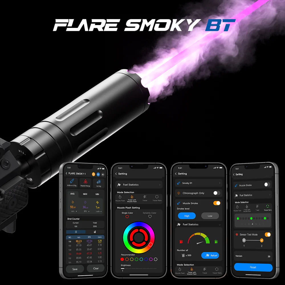 E-Shooter Flare Smoky BT Rechargeable Tracer Unit (Pre Order ETA October 1st)