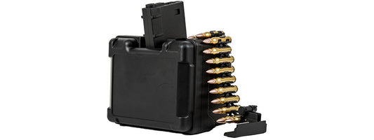 JG Golden Eagle MCR LMG 2600rds Magazine Drum w/ Dummy Belt