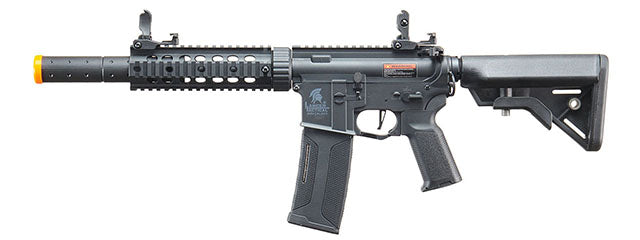 Lancer Tactical Gen 3 M4 Carbine SD AEG Airsoft Rifle with Mock Suppressor (Color: Black)