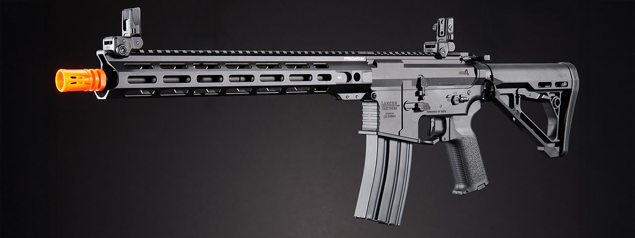 Lancer Tactical Gen 4 Predator 13" Carbine AEG w/ Aster II Bluetooth ETU (Black)