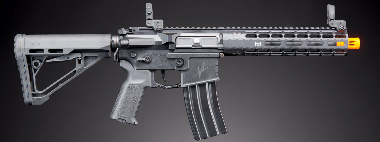 Lancer Tactical Gen 4 VALIANT Edition 9.5" SBR AEG w/ Aster II Bluetooth ETU - (Black)