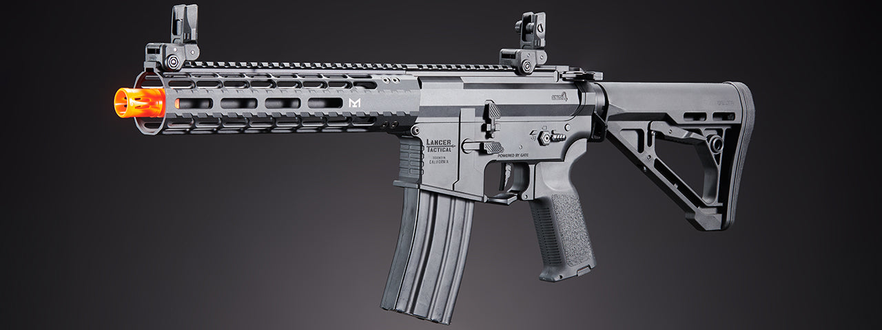 Lancer Tactical Gen 4 VALIANT Edition 9.5" SBR AEG w/ Aster II Bluetooth ETU - (Black)