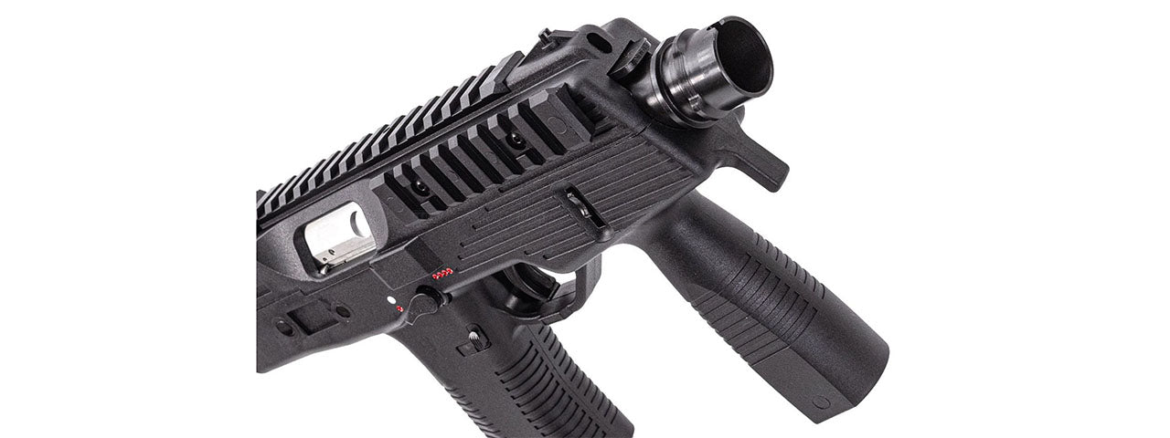 Maruyama MP-IX MP9 Type Gas Blowback Airsoft SMG w/ QD Tracer-Compatible Silencer