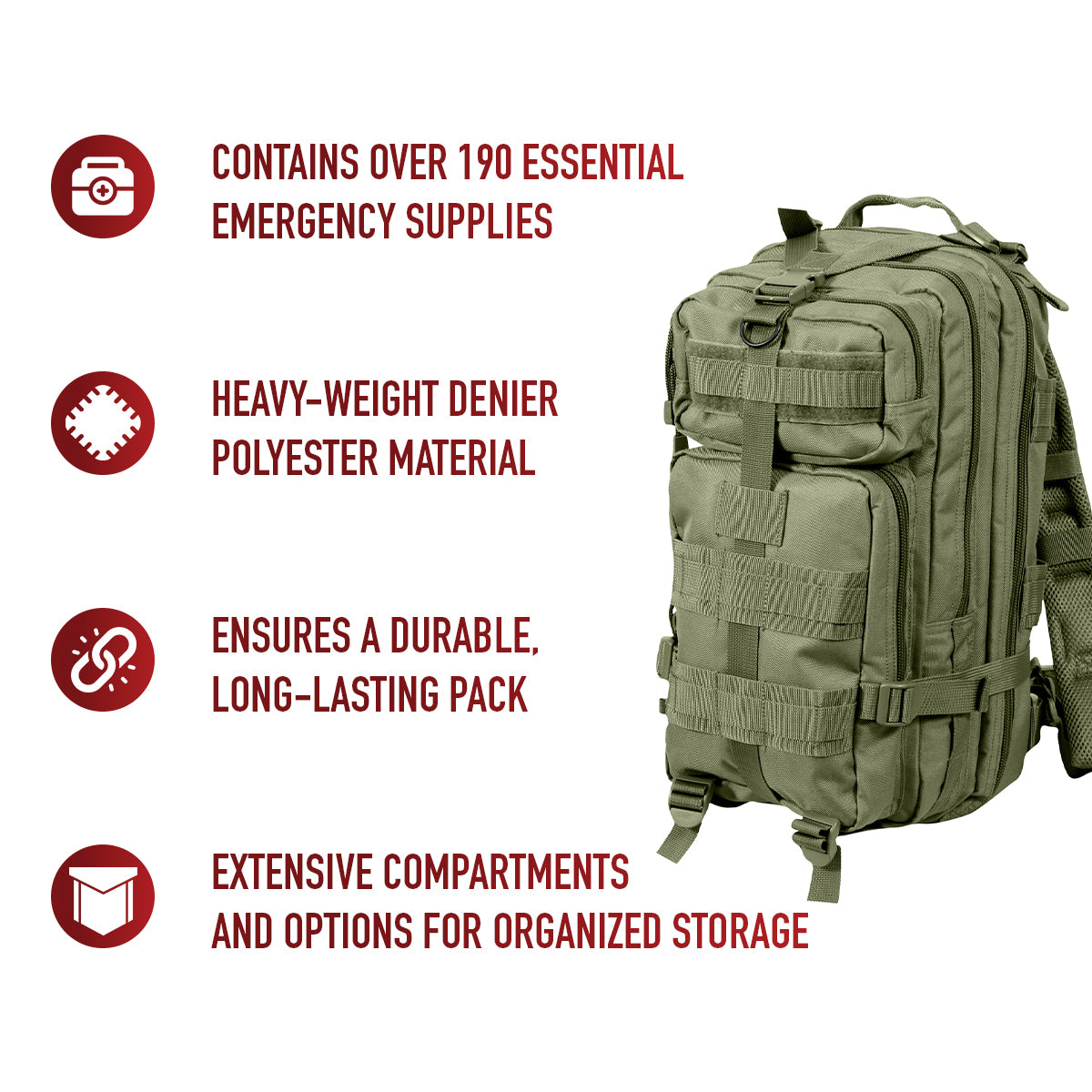 Rothco Trauma Kit Backpack
