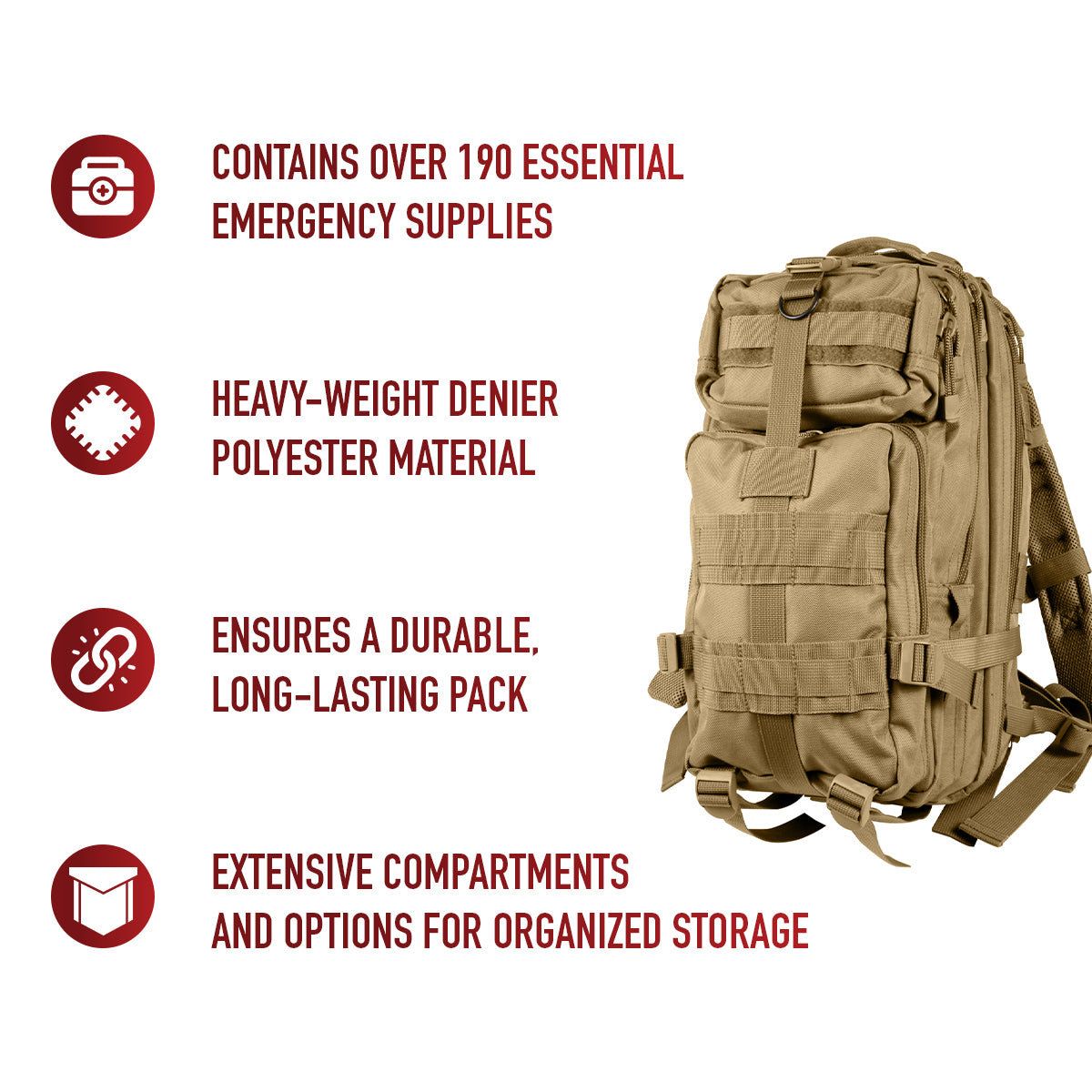 Rothco Trauma Kit Backpack