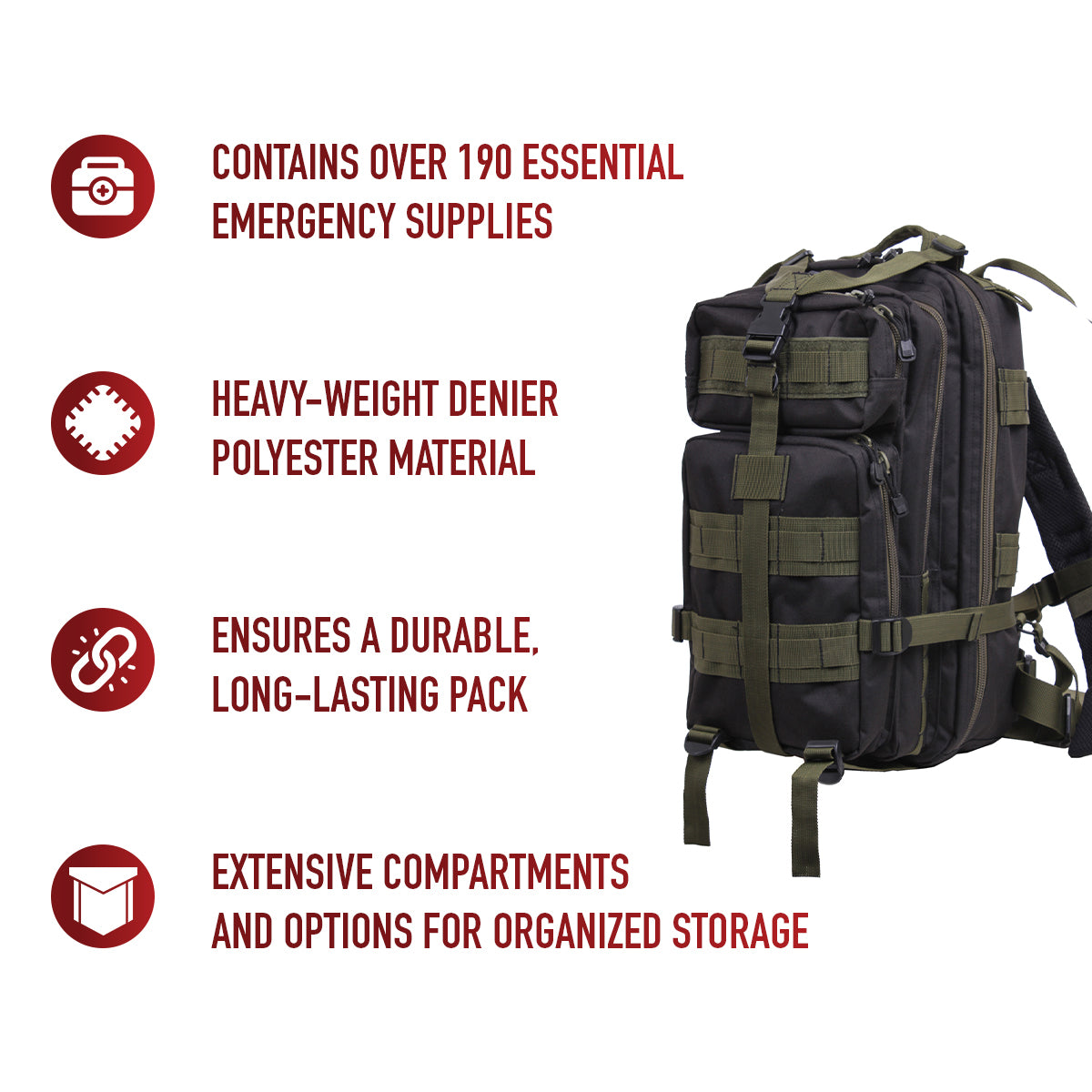 Rothco Trauma Kit Backpack