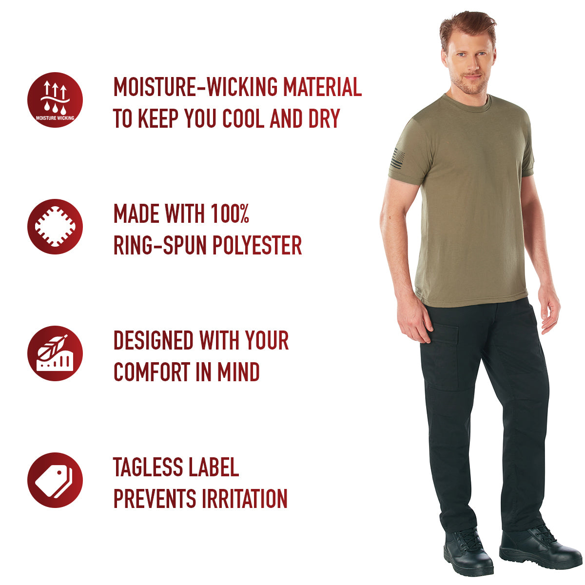 Rothco Tactical Athletic Fit T-Shirt