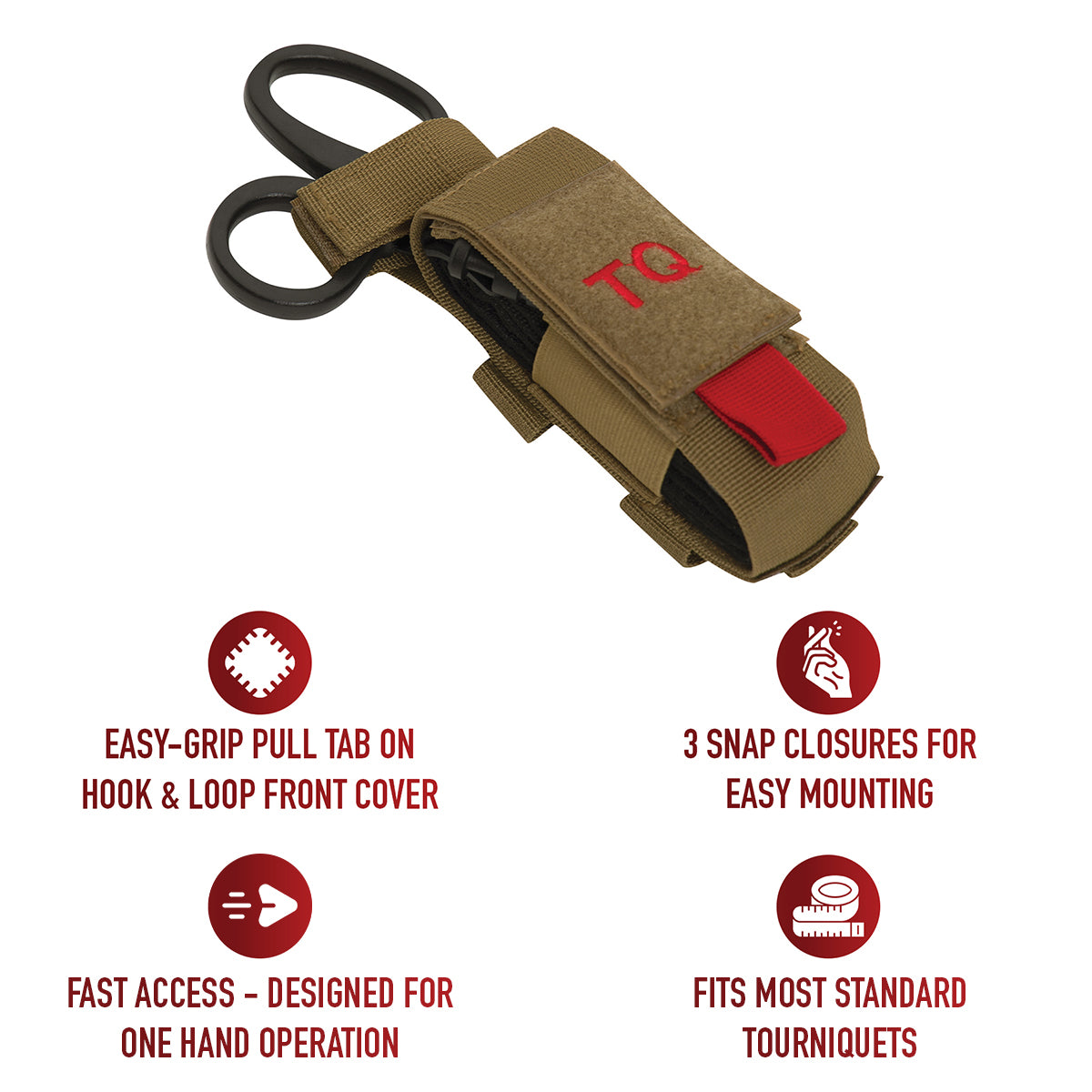Rothco MOLLE Tactical Tourniquet and Shear Holder Pouch