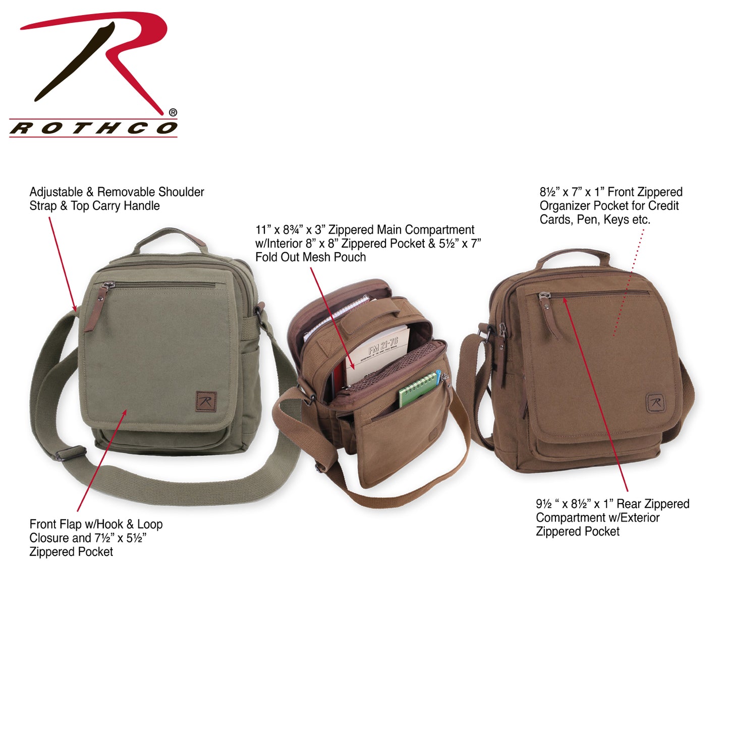 Rothco Every Day Work Shoulder Bag