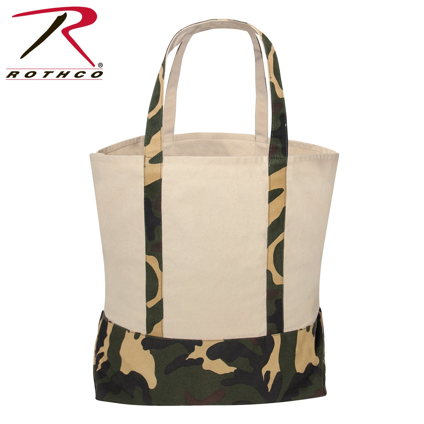 Rothco Large Camo Canvas Tote Bag