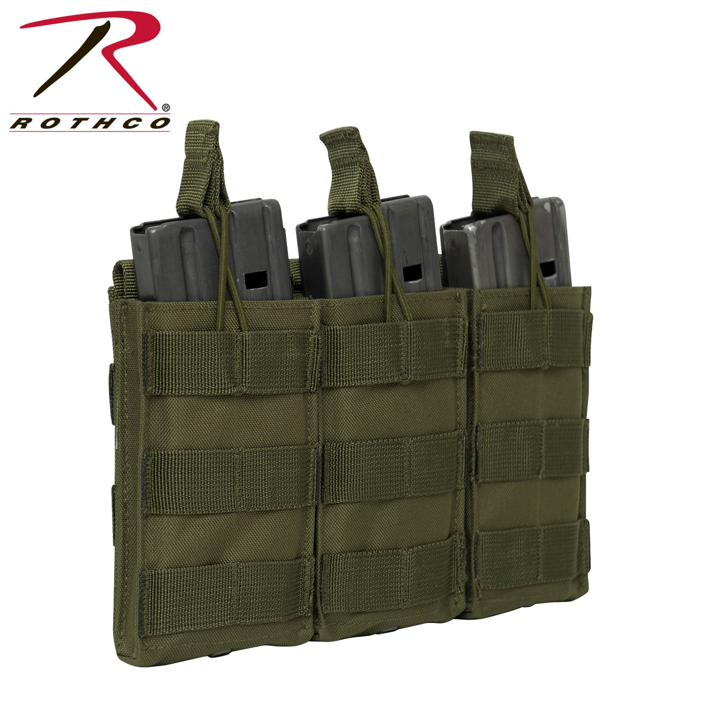 Rothco MOLLE Open Top Triple Mag Pouch