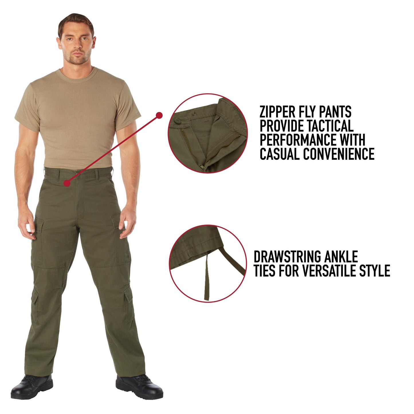 Rothco Vintage Paratrooper Cargo Fatigue Pants