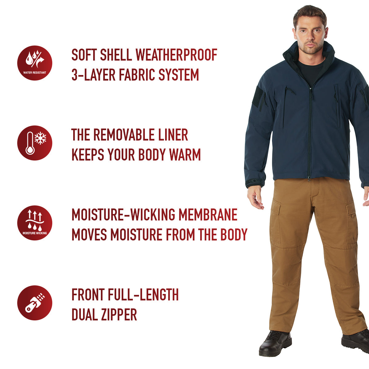 Rothco 3-in-1 Spec Ops Soft Shell Jacket