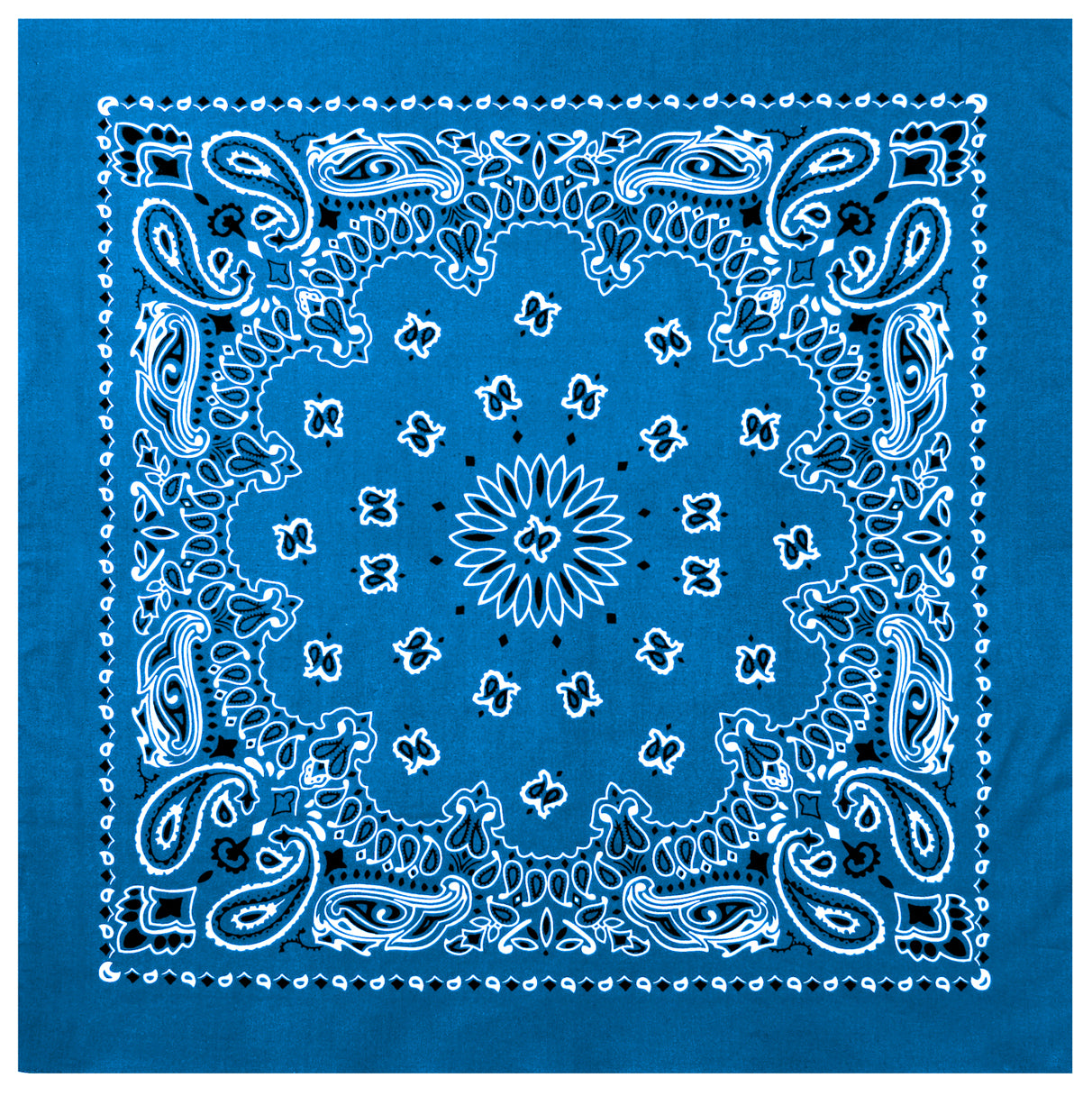 Rothco Trainmen Paisley Bandana – Extra-Large 27” X 27"