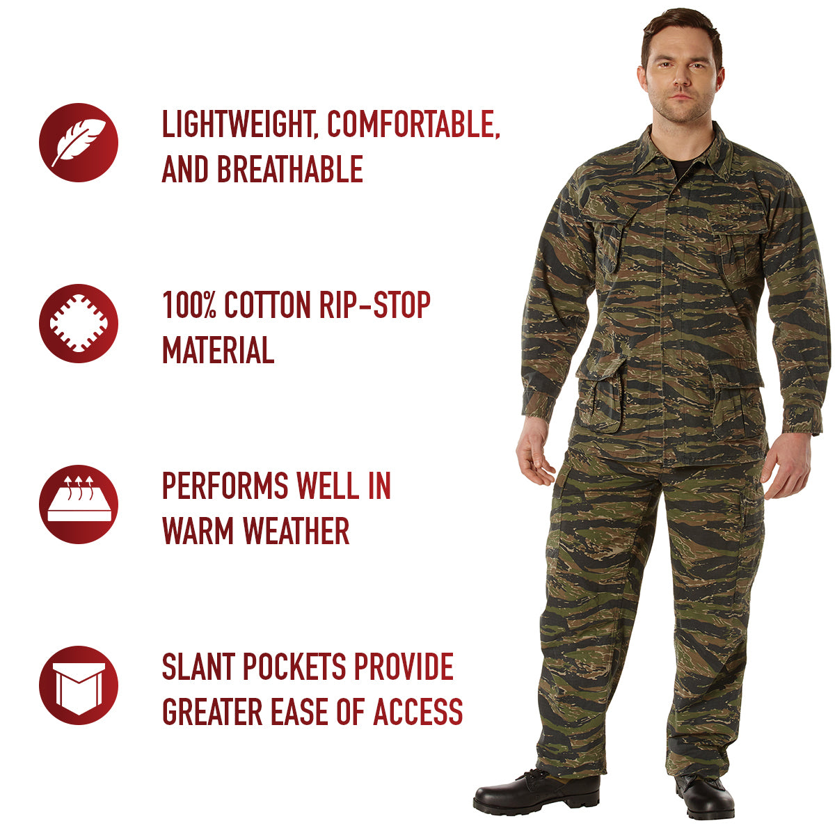 Rothco Vintage Vietnam Fatigue Rip-Stop Shirt