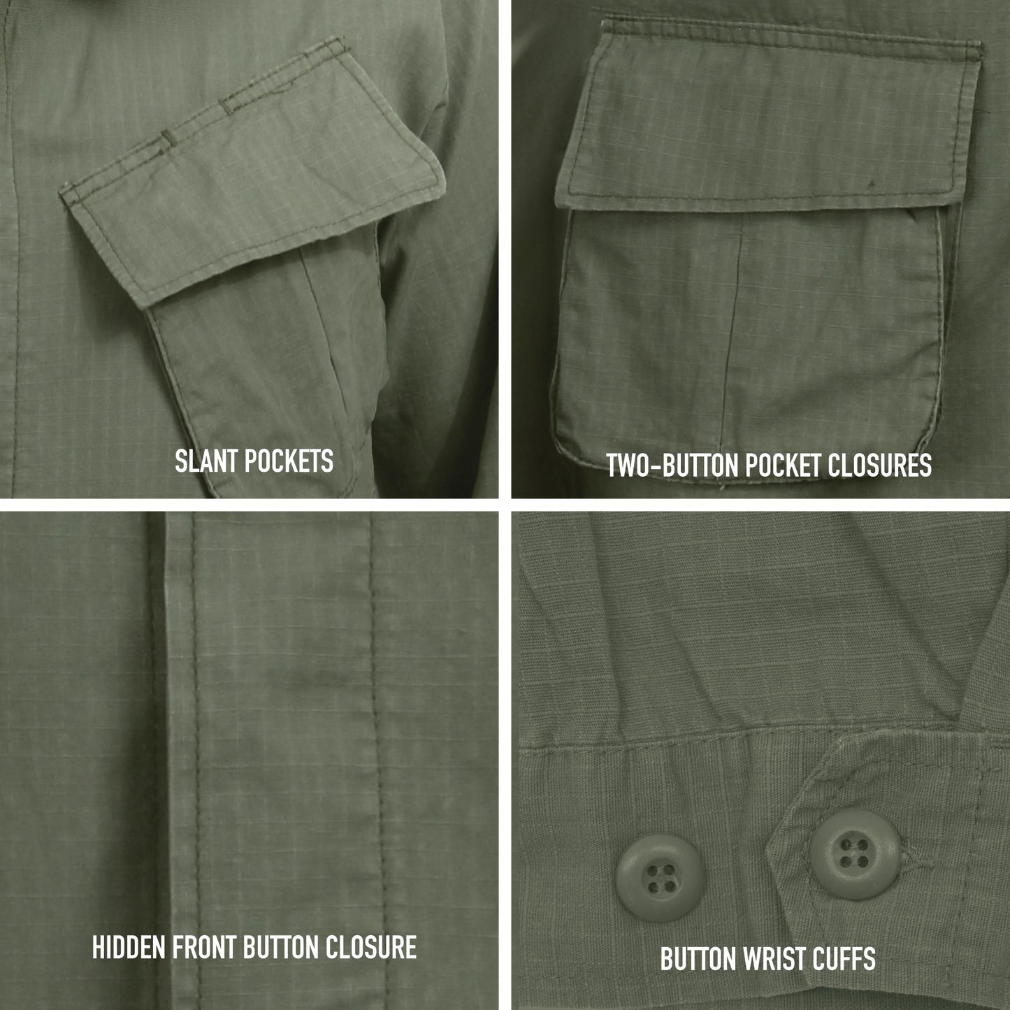 Rothco Vintage Vietnam Fatigue Rip-Stop Shirt