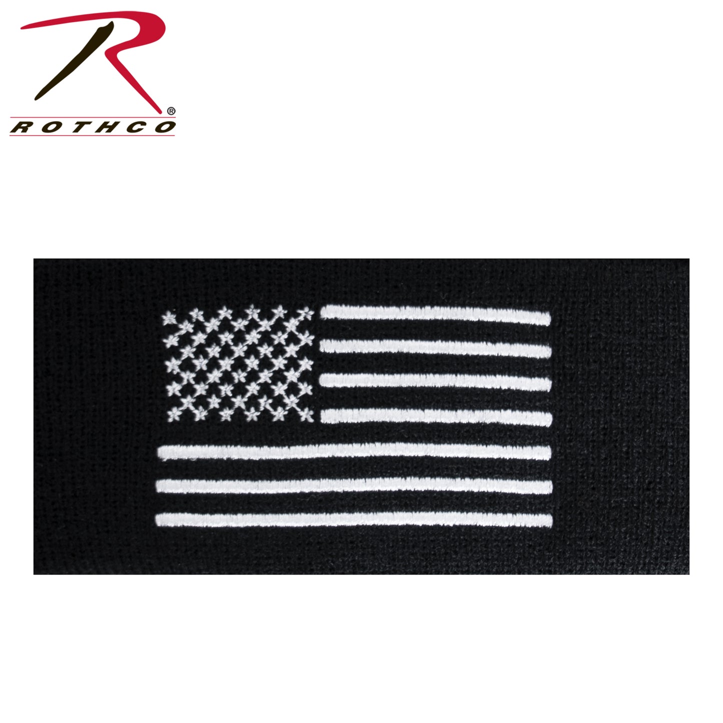 Rothco US Flag Embroidered Fine Knit Watch Cap