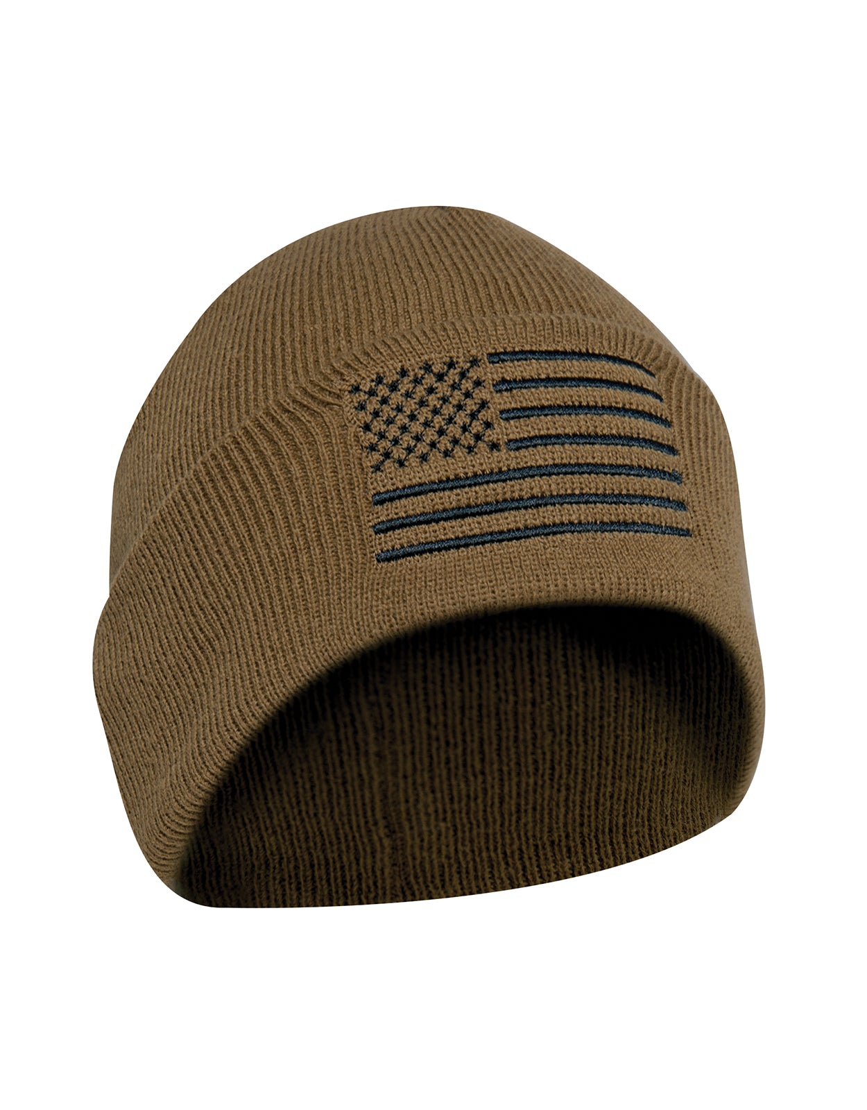 Rothco US Flag Embroidered Fine Knit Watch Cap