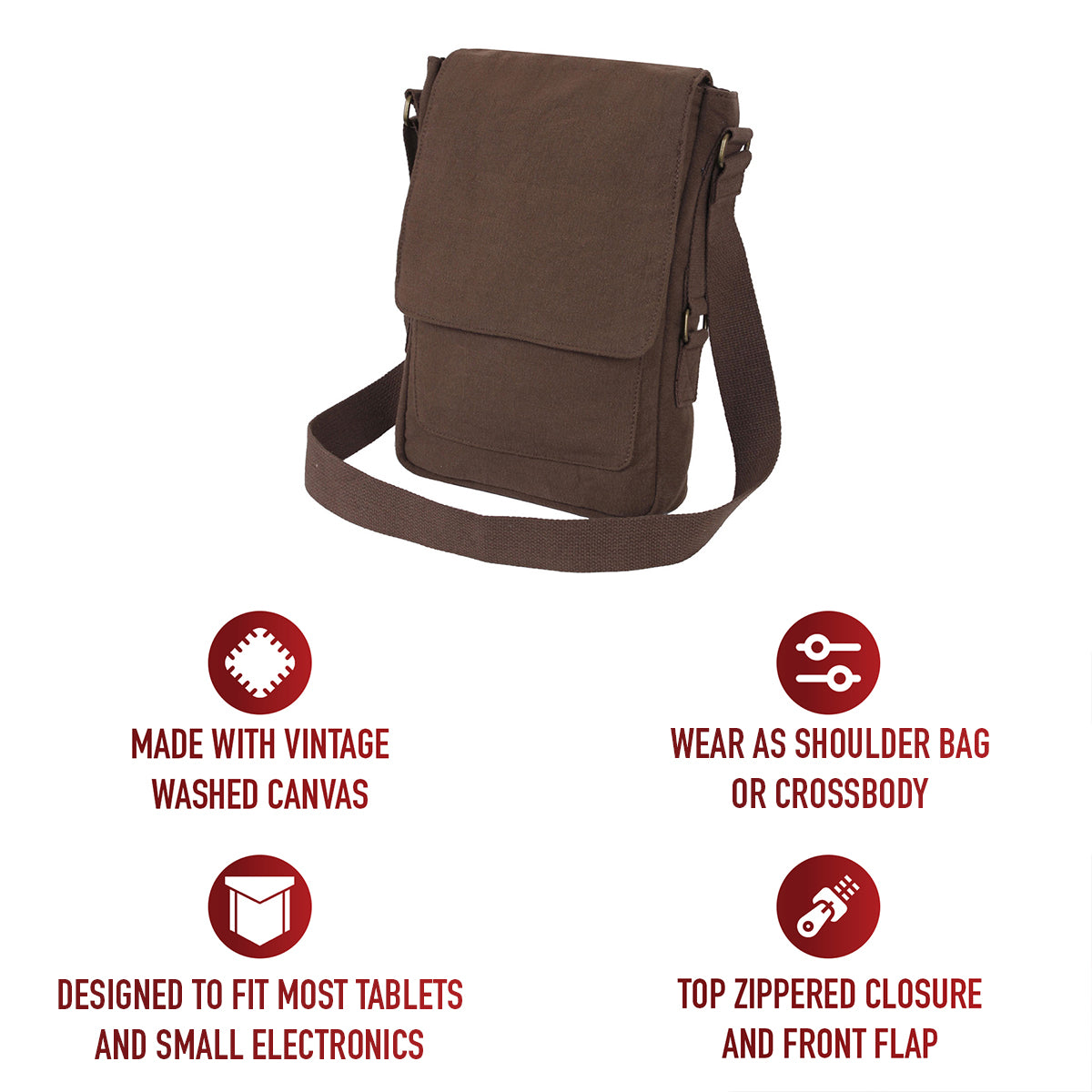 Rothco Vintage Canvas Tech Bag