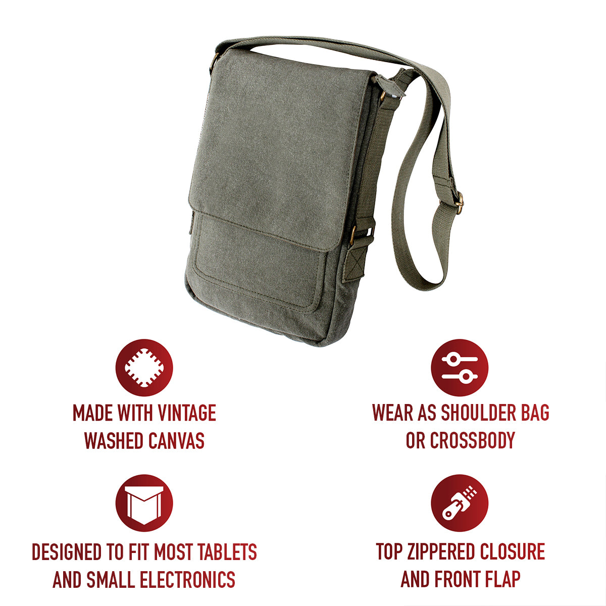 Rothco Vintage Canvas Tech Bag