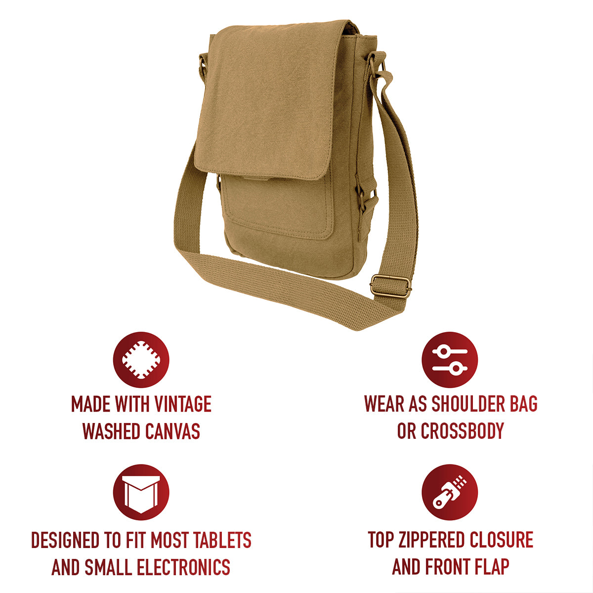 Rothco Vintage Canvas Tech Bag