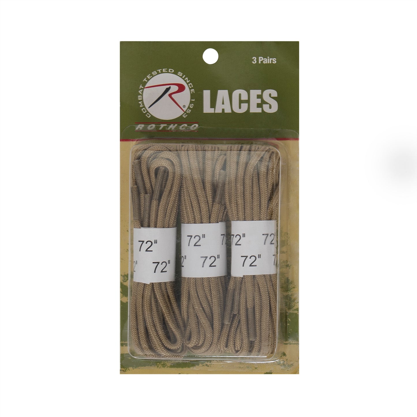 Rothco 72" Boot Laces - 3 Pack