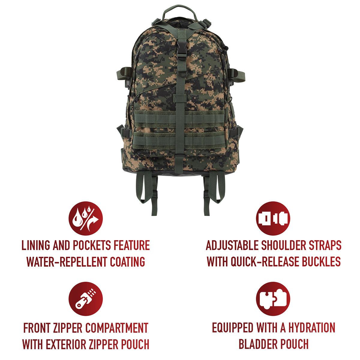 Rothco Large Camo Transport Pack