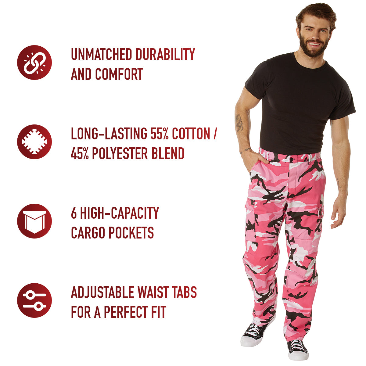 Rothco Color Camo Tactical BDU Pants