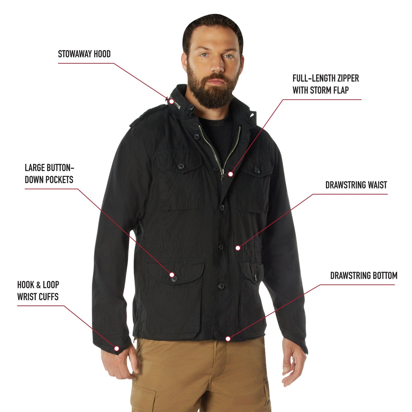 Rothco Vintage Lightweight M-65 Field Jacket