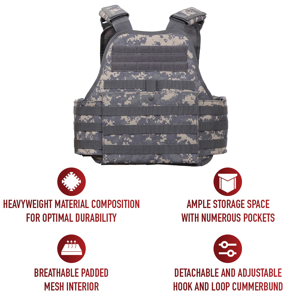 Rothco MOLLE Plate Carrier Vest