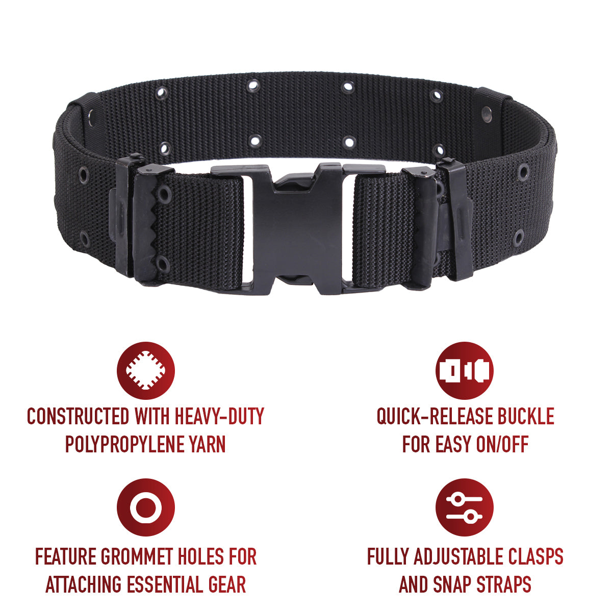 Rothco New Issue Marine Corps Style Quick Release Pistol Belts
