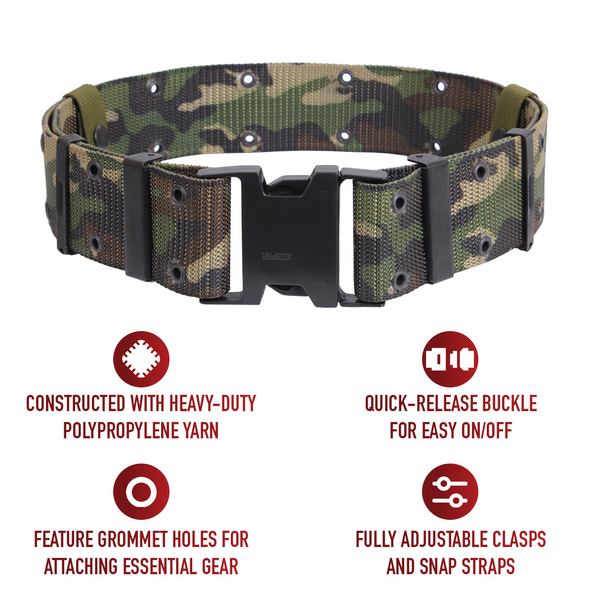 Rothco New Issue Marine Corps Style Quick Release Pistol Belts