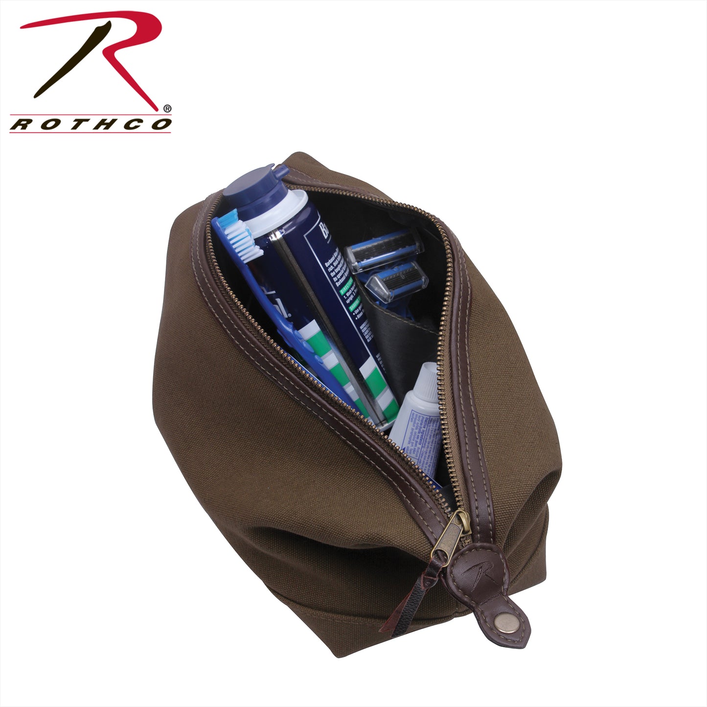 Rothco Canvas & Leather Travel Kit