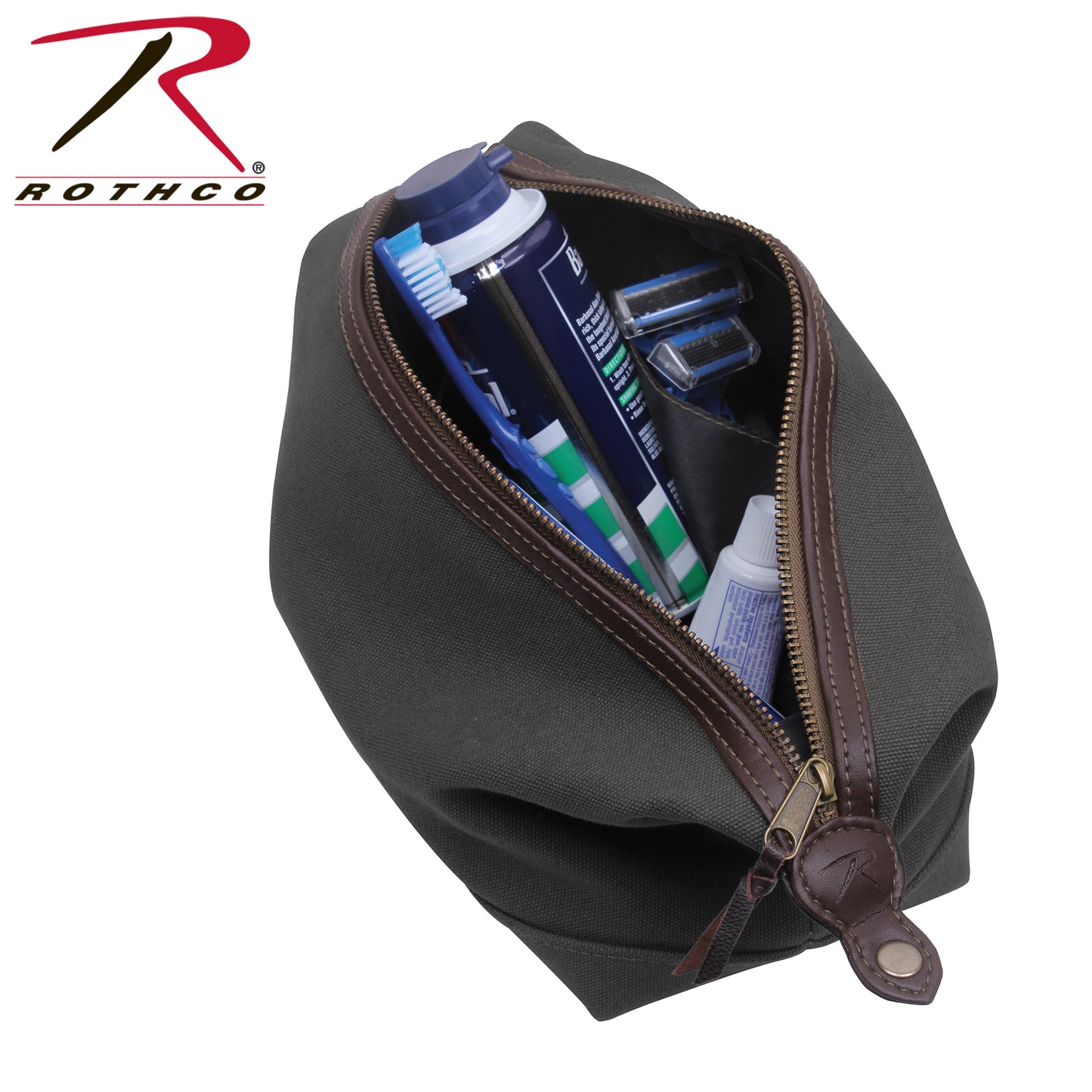 Rothco Canvas & Leather Travel Kit