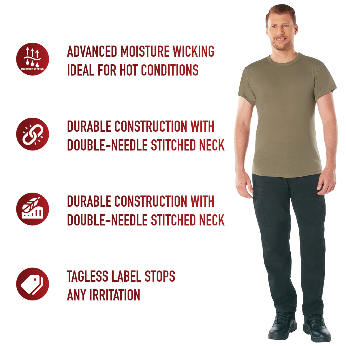 Rothco Moisture Wicking T-Shirts