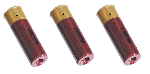 Golden Eagle Airsoft M870 MP M-LOK Style 3/6-Shot Pump Action Gas Shotgun - Tan with Shell Holder