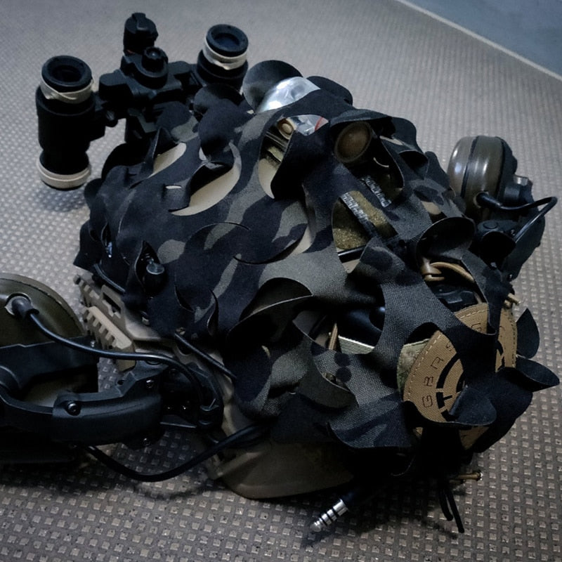 3D Laser Cut Helmet Scrims