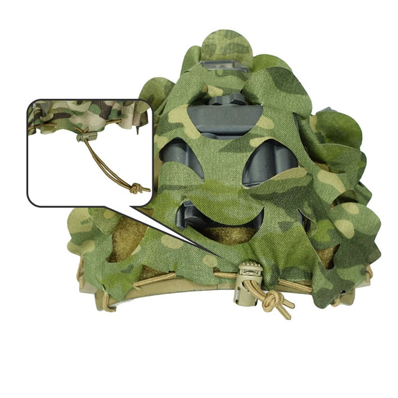 3D Laser Cut Helmet Scrims