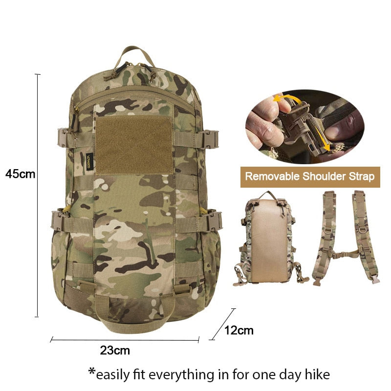 The cool slim line airsoft backpack
