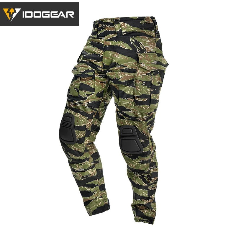 IDOGEAR Men G3 Combat Pants with Knee Pads