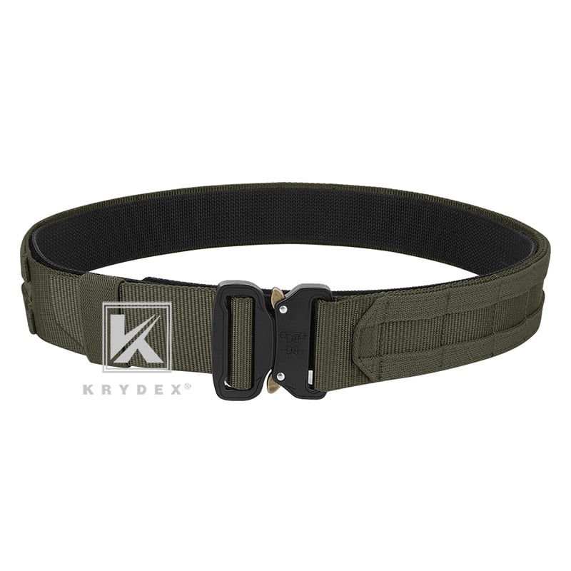 KRYDEX 1.75” & 1.5” Tactical Belt 2 IN 1 Outer & Inner Quick Release MOLLE Belt