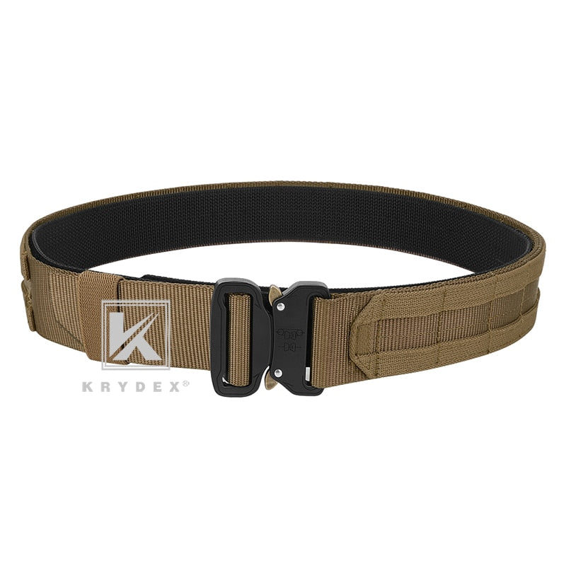 KRYDEX 1.75” & 1.5” Tactical Belt 2 IN 1 Outer & Inner Quick Release MOLLE Belt