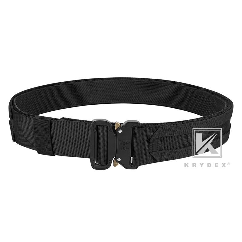 KRYDEX 1.75” & 1.5” Tactical Belt 2 IN 1 Outer & Inner Quick Release MOLLE Belt