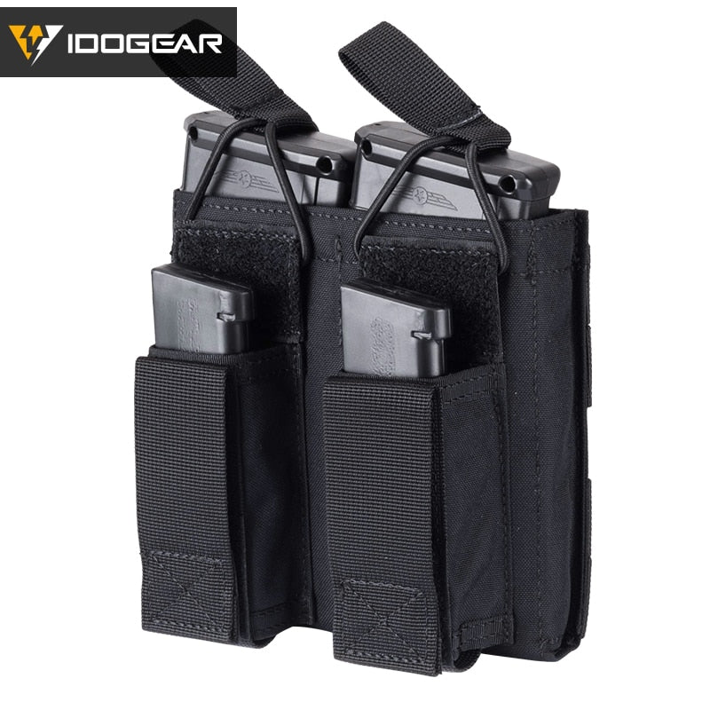 IDOGEAR Tactical Magazine Pouch Open Top 5.56&Pistol