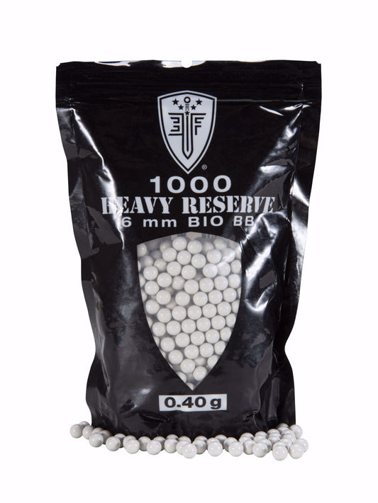 EF MILSIM HEAVY RESERVE BIO BB'S-.40G-1000 CT-WHITE (IN STORE PICKUP)